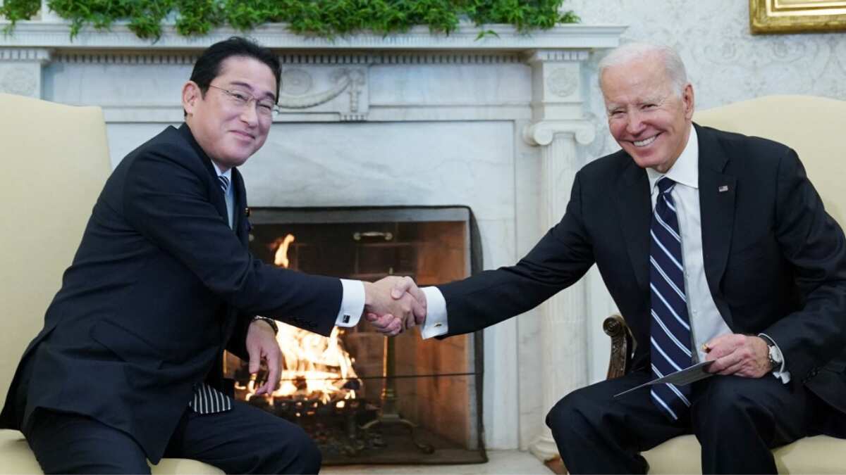 Joe Biden hails PM Kishida for scrapping Japan’s pacifist defence strategy Joe Biden hails PM Kishida for scrapping Japan’s pacifist defence strategy