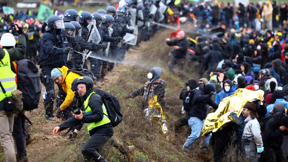 Protests turn violent