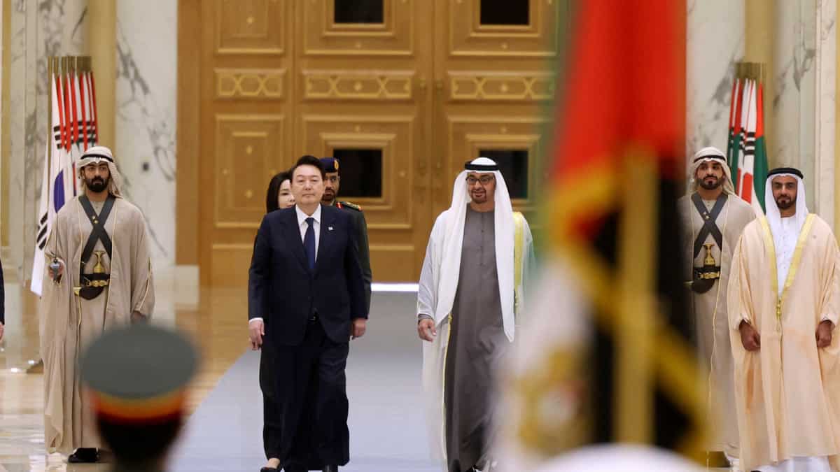 South Korean President Yoon reaches UAE, seeks arm sales