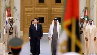 South Korean President Yoon reaches UAE, seeks arm sales