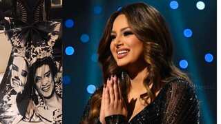 Emotional Harnaaz Sandhu pays tribute to Sushmita and Lara with her gown