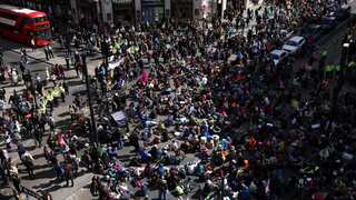 Right to protest ‘not absolute’, says Rishi Sunak as UK prepares to introduce broader powers for Police