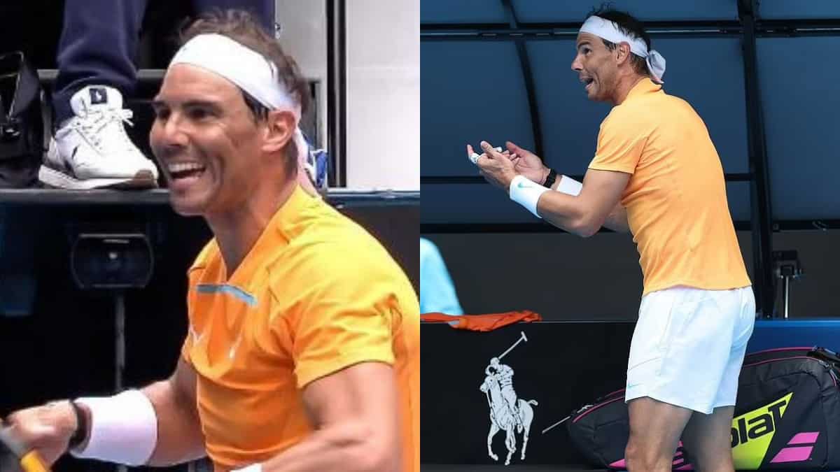 WATCH | Puzzled Rafael Nadal looks for his racquet after the ballboy nicks it WATCH | Puzzled Rafael Nadal looks for his racquet after the ballboy nicks it
