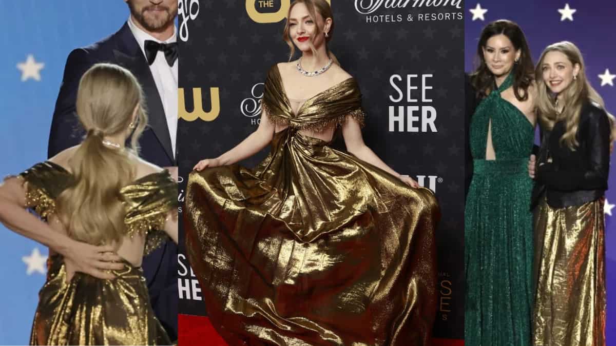amanda seyfried dress falls apart Amanda Seyfried reveals wardrobe malfunction at Critics Choice Awards