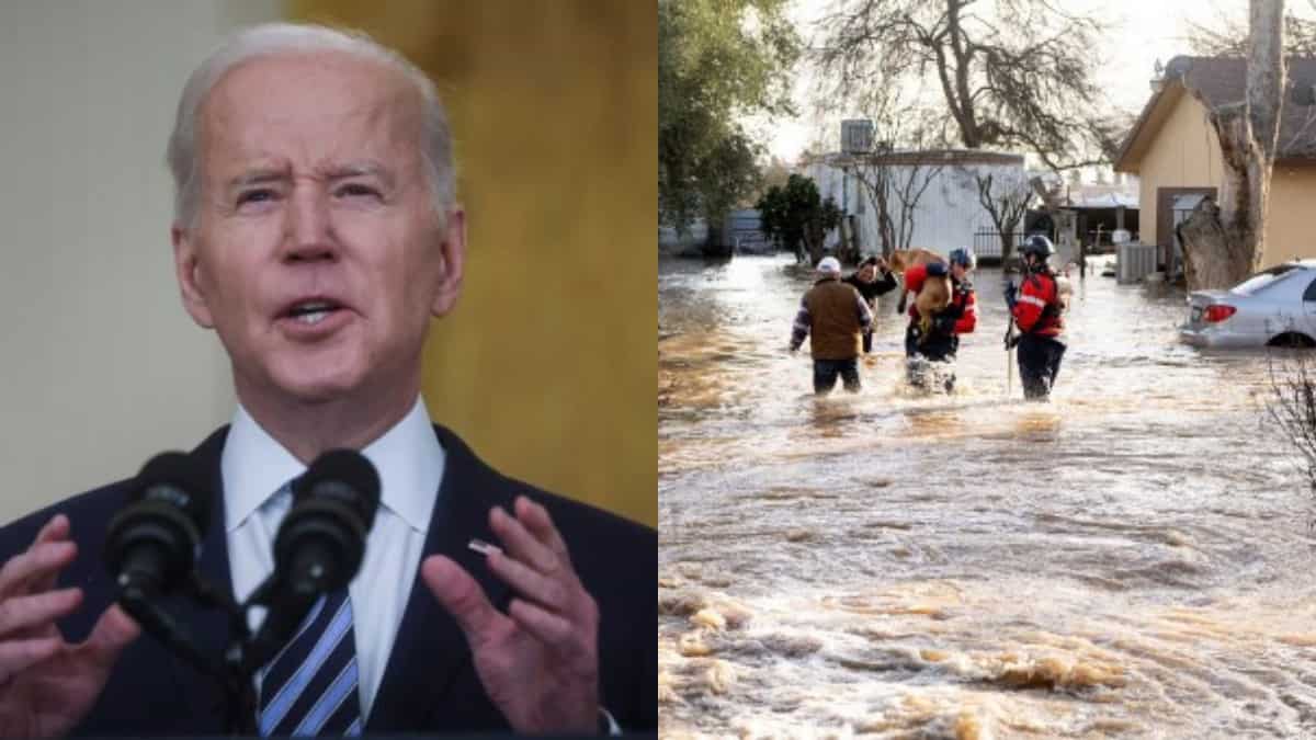 US President Joe Biden declares a disaster
