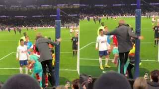 WATCH | Ramsdale kicked by a 'disgraceful' Tottenham fan following Arsenal's 2-0 victory