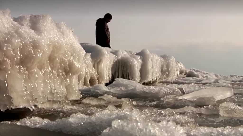 'Never seen anything like it': Extreme cold weather freezes Kyrgyzstan's Issyk-Kul lake