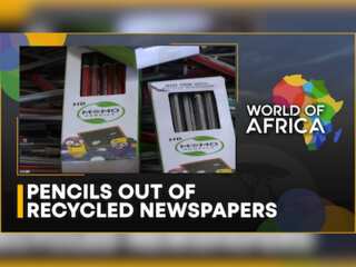 World of Africa: Kenyan company cutting deforestation by using newspaper to make pencils