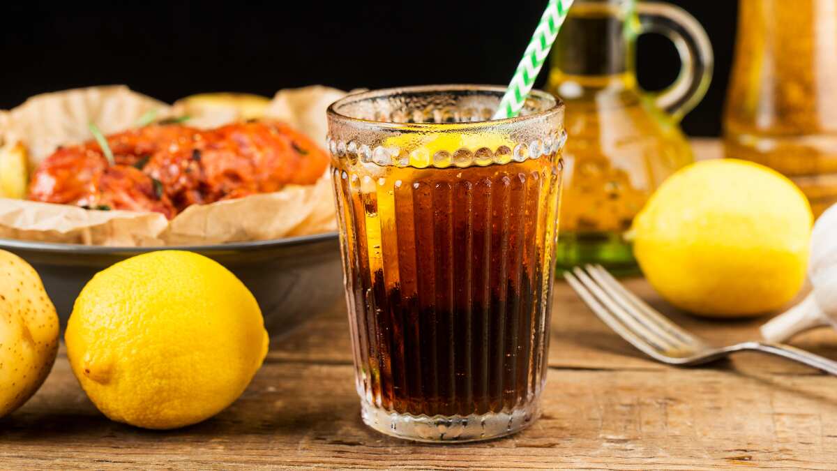 Coffee kombucha