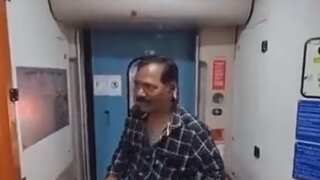 WATCH | Man boarded Vande Bharat Express to take selfies, gets stuck inside as automated doors closed