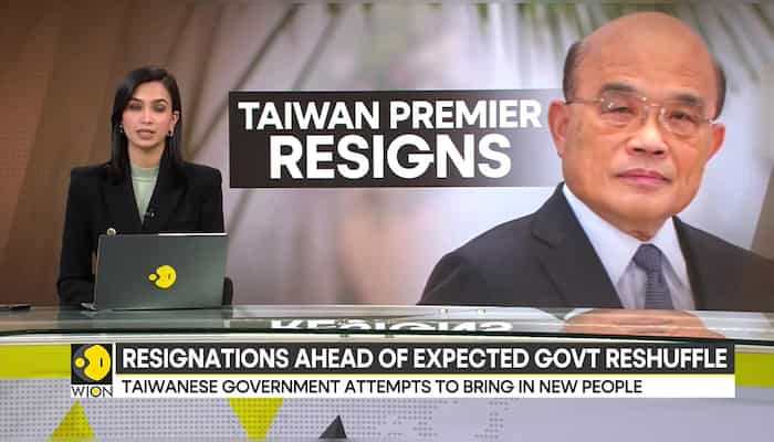 Taiwanese Premier resigns; resignations ahead of expected govt reshuffle
