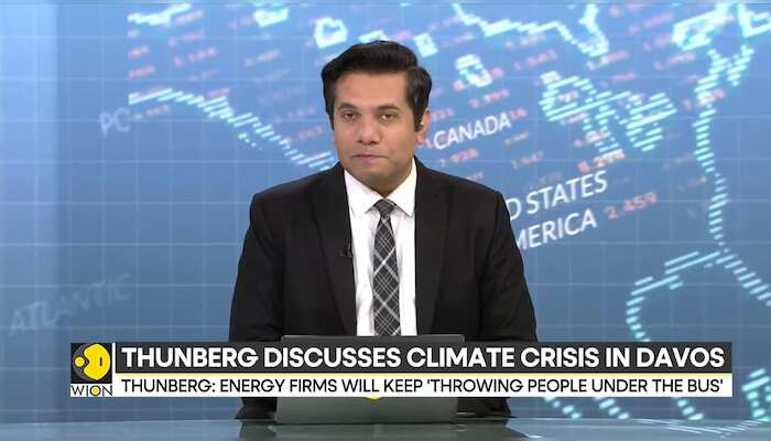 Greta Thunberg discusses climate crisis in Davos; activists slam new fossil fuel investments