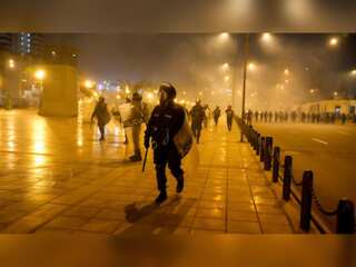 BREAKING: Thousands march on Peru’s capital as violence grows, building set ablaze