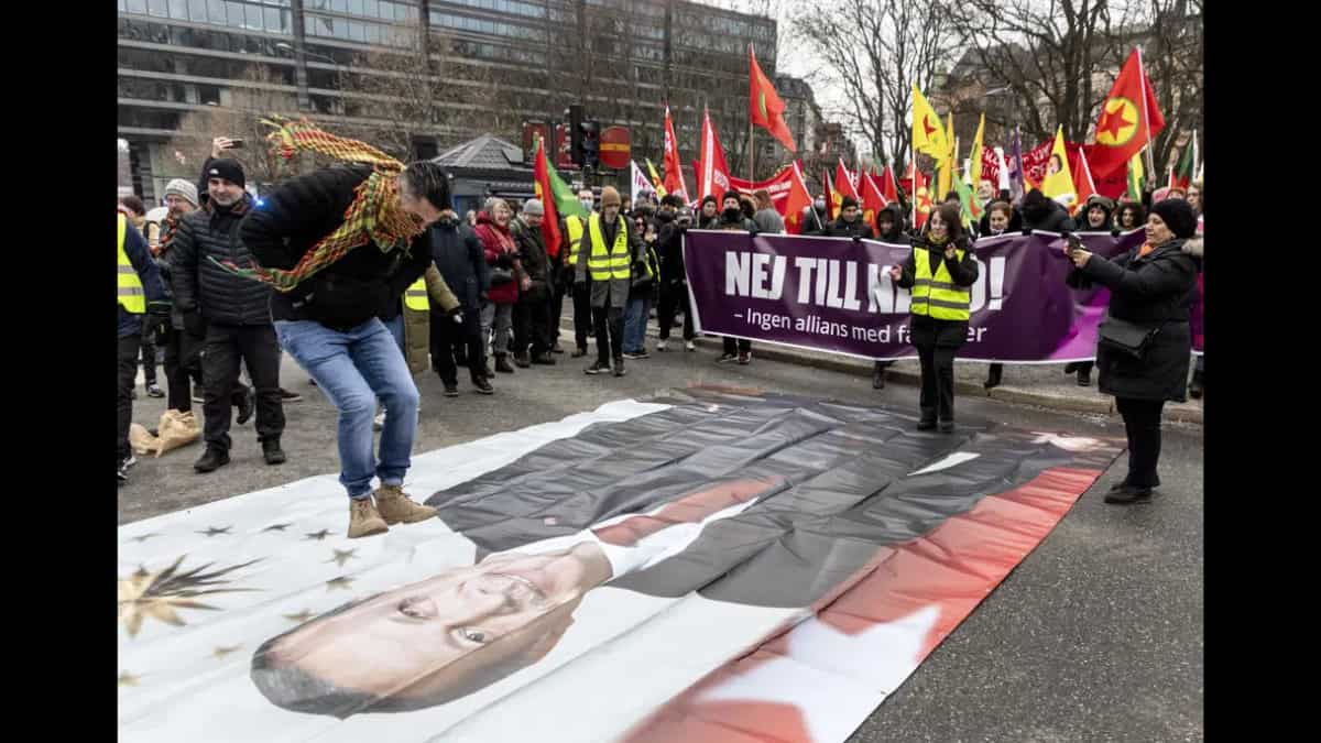 Protests against Turkish President Recep Tayyip Erdogan