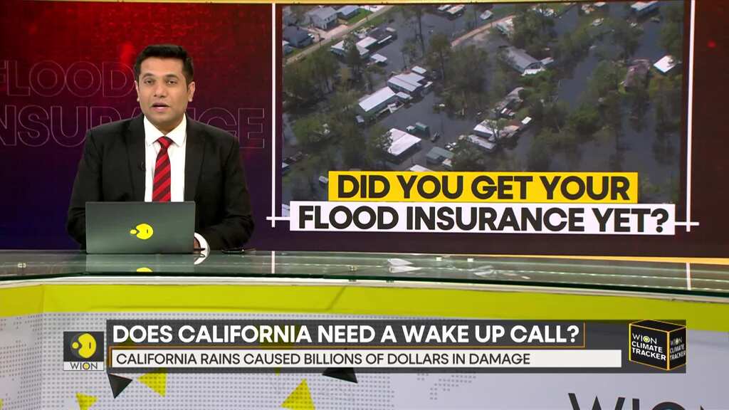 WION Climate Tracker: In soaked California, only 2% residents insured against flood