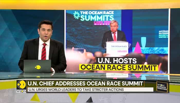 WION Climate Tracker: UN Secretary-General Guterres addresses Ocean Race Summit on ocean health