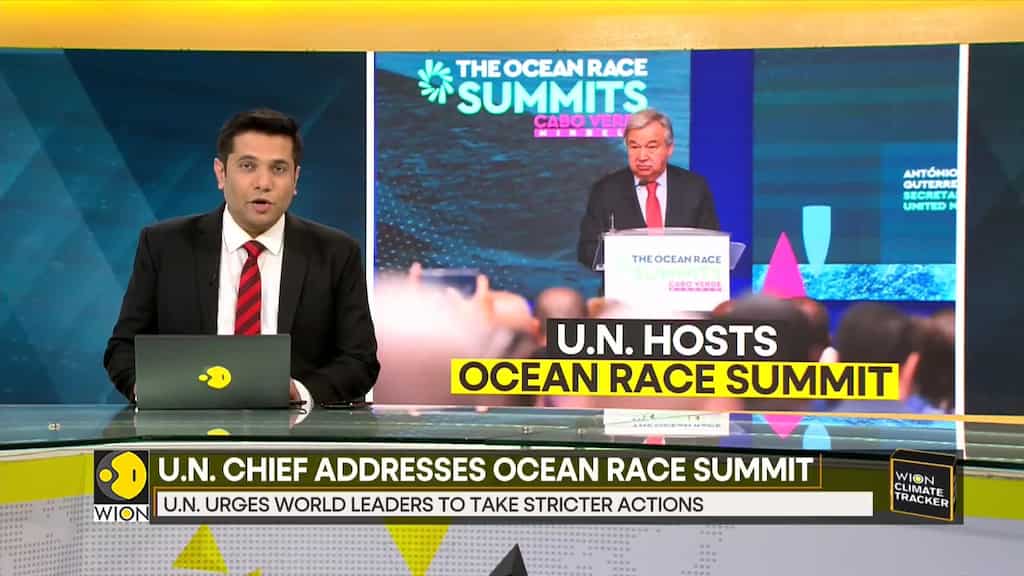 WION Climate Tracker: UN Secretary-General Guterres addresses Ocean Race Summit on ocean health