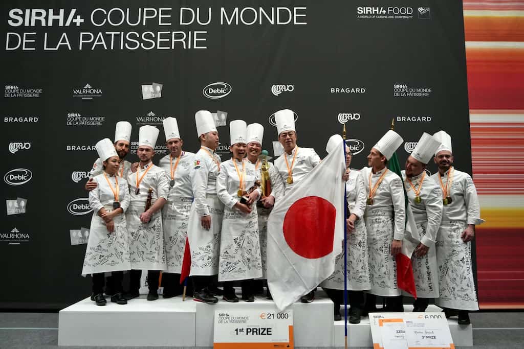 Japan wins pastry world cup 2023, competition took place in Chassieu, Eastern France