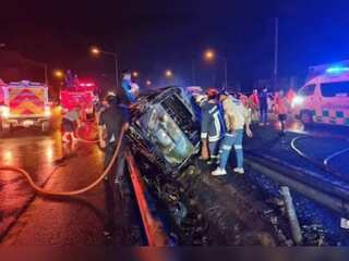 Thailand: 11 people, including two children died in a van crash