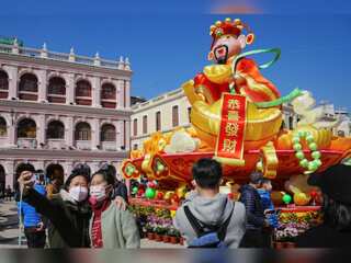 In Pics | Macau sees influx of tourists over Lunar Year Holiday after scrapping of Covid curbs