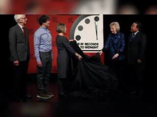 'Doomsday Clock' moves to 90 seconds to midnight as the nuclear threat rises