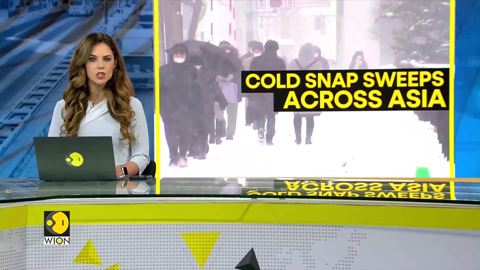 WION Climate Tracker Heavy snow causes chaos in South Korea as cold snap sweeps through Asia