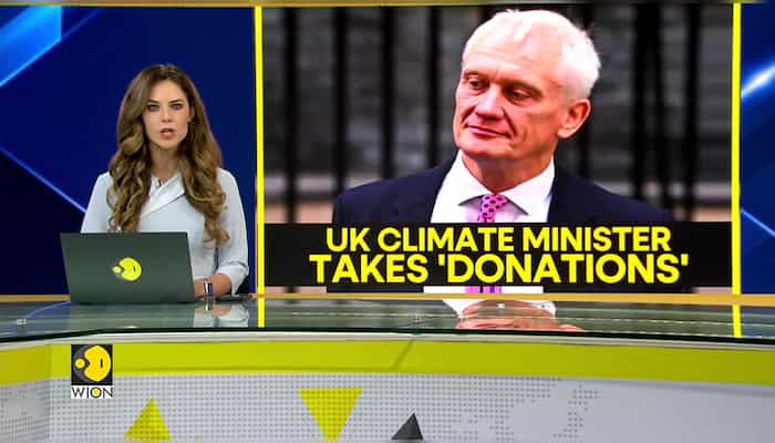 WION Climate Tracker: UK climate minister received donations from fuel and aviation companies