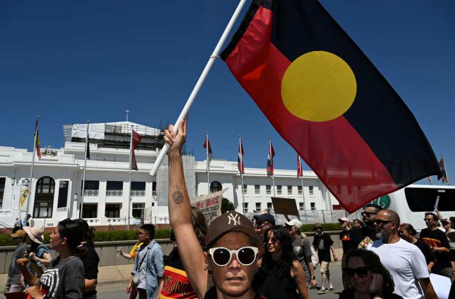 'Invasion Day' rally in Australian capital Canberra