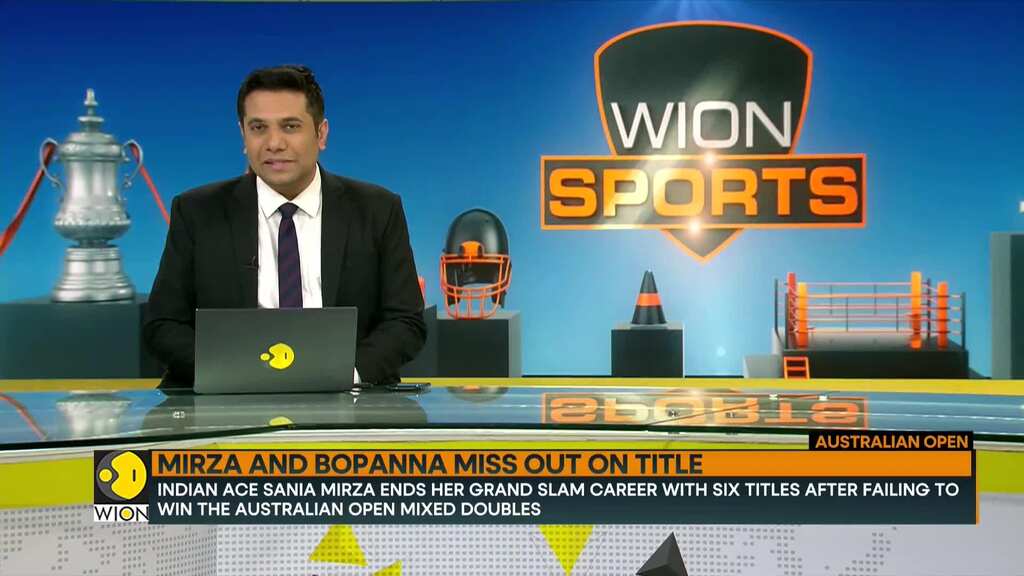 WION Sports: India's tennis icon Sania Mirza bids emotional farewell to Grand Slams