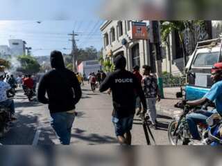 Police protest in Haiti after six officers killed