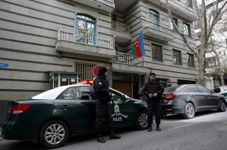 Security chief of Azerbaijan's embassy in Iran killed in gun attack; Baku protests to Tehran Security chief of Azerbaijan's embassy in Iran killed in gun attack; Baku protests to Tehran