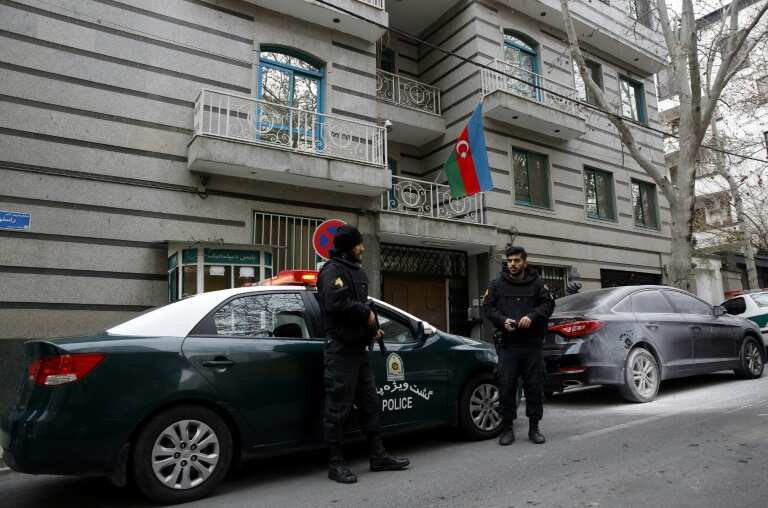 Security chief of Azerbaijan's embassy in Iran killed in gun attack; Baku protests to Tehran