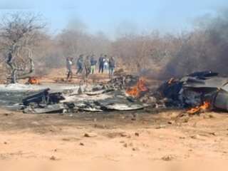 Indian Air Force Jet Crash | IAF: Two pilots rescued, one pilot sustained fatal injuries
