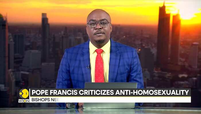 Pope Francis criticises anti-homosexuality, says 'being homosexual is not crime'