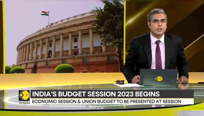 India's budget session 2023 begins, President Murmu gives a joint address to the Parliament