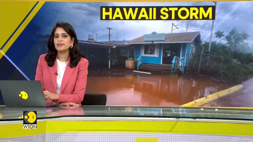 High winds & rain continue to hit Hawaii