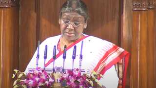 Indian President Murmu addresses Parliament joint session, says nation needs to become 'Aatmanirbhar' by 2047