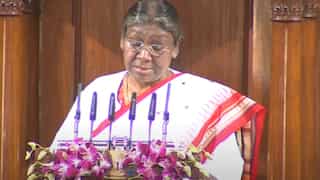 Indian President Murmu addresses Parliament joint session, says nation needs to become 'Aatmanirbhar' by 2047