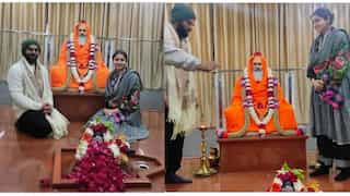 Anushka Sharma, Virat Kohli on religious pilgrimage, visit Rishikesh ashram. See photos