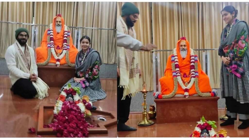 Anushka Sharma, Virat Kohli on religious pilgrimage, visit Rishikesh ashram. See photos