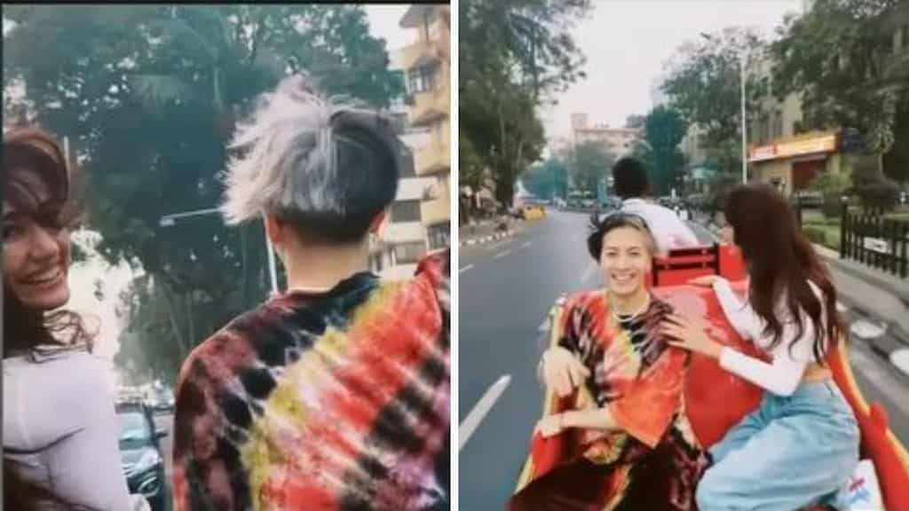 Disha Patani takes K-pop star Jackson Wang on a trip around Mumbai