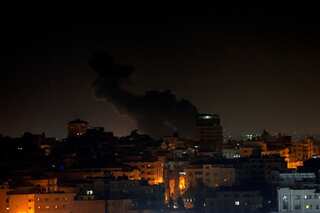 Israel jets strike Hamas facility in Gaza Strip hours after intercepting fired rocket
