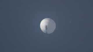 Suspected Chinese spy balloon flying over the US being tracked, Pentagon says