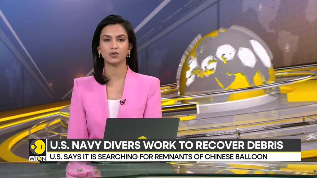 U.S. shoots down Chinese balloon over the Atlantic