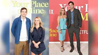 Ashton Kutcher explains his awkward photos with Reese Witherspoon at the 'Your Place Or Mine' premiere