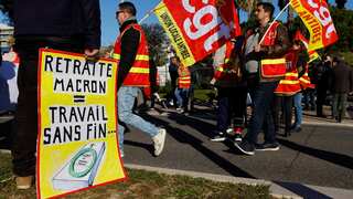 Third round of nationwide strikes underway against Macron's 'unpopular' pension reform plan