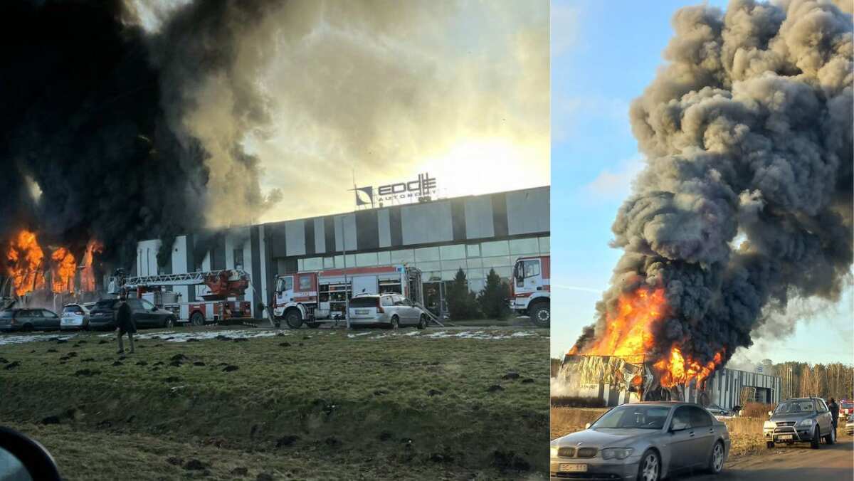 Latvia: Fire erupts at US drone factory that has built drones for Ukraine military, NATO allies Latvia: Fire erupts at US drone factory that has built drones for Ukraine military, NATO allies
