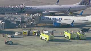 Four hospitalised after United Airlines flight cabin catches fire from laptop battery