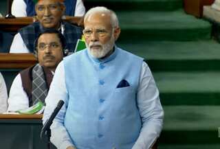 In Parliament, India's PM Narendra Modi takes veiled dig at opposition leader Rahul Gandhi