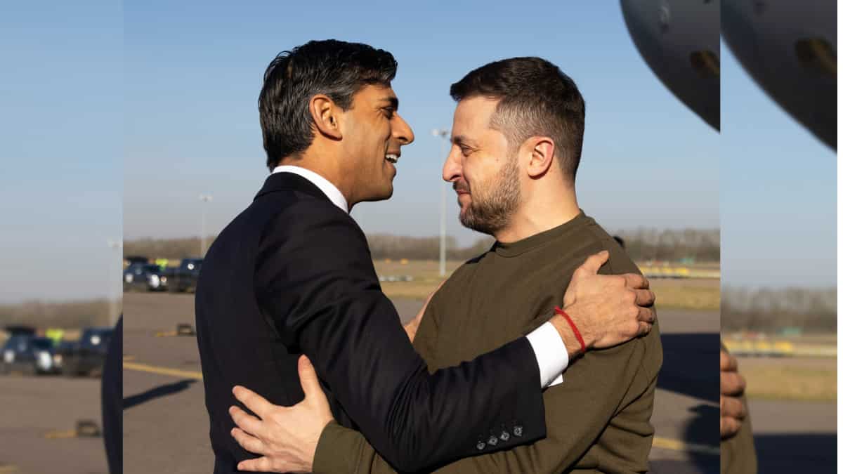 Ukraine President Zelensky arrives in UK, to meet King Charles III, address British parliament